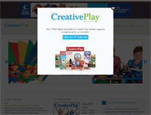 Tablet Screenshot of creativeplayretailer.com